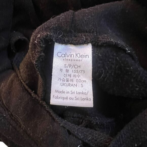 3‎ for $30! Calvin Klein sleepwear black hoodie - Picture 3 of 6